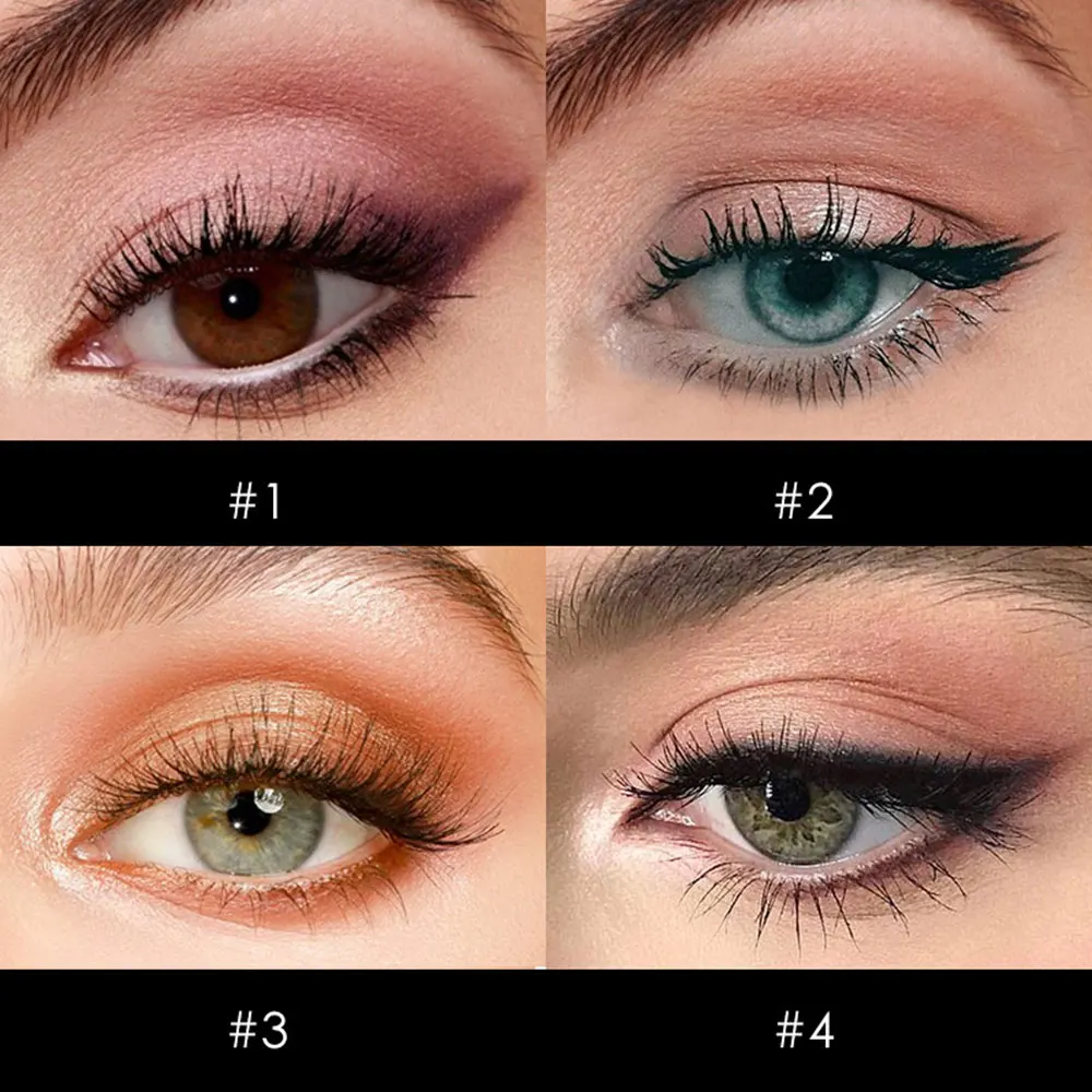 

4 Color Makeup Eyeshadow Sweatproof Woman Waterproof 4.5g Suit Fashion Pearlized Makeup Palettes Matte Eye Shadow Beauty Tools