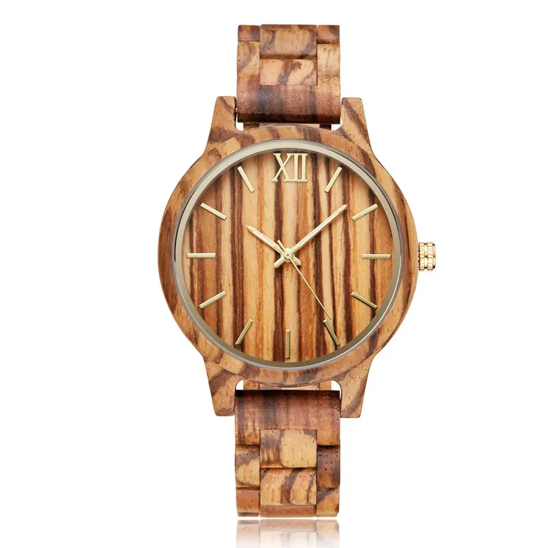 

Gorben Minimalist Full Wooden Watches Women Men Bamboo Wood Watch Fashion Creative Quartz Wristwatch Handmade Clock Hours Design