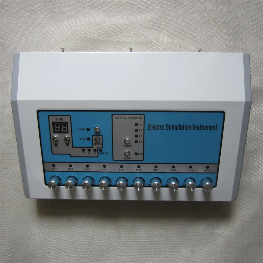 Портативный EMS массаж тела машина русская волна био электрода стимуляции Фитнес