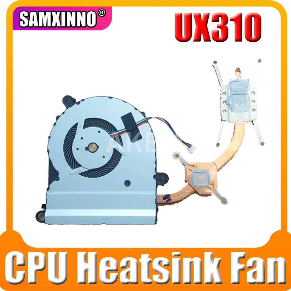 

Новый радиатор AKEMY для охлаждения процессора ноутбука/ноутбука, радиатор, вентилятор для Asus zenbook UX310 UX310U UX310UQ U3000