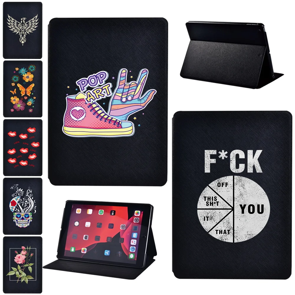 

For Apple IPad 2/3/4 /IPad 2020 8th /2019 7th 10.2" /IPad Mini 1/2/3/4/5 /IPad 5th /6th Gen Pu Leather Print Pattern Tablet Case