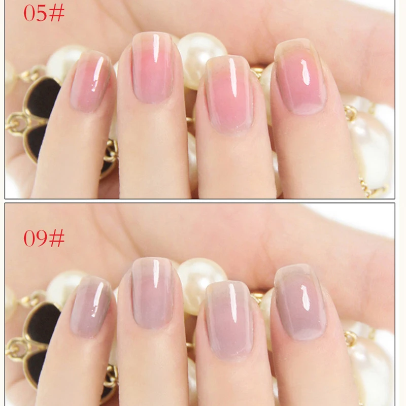 

Professional New Fashion Nail Polish Art For Women Translucent Brand Sweet Color Jelly Nail Polish