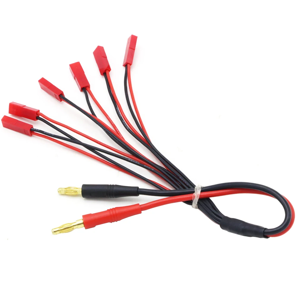 1 шт. 4 0 мм разъем типа банан к JST/Tplug Соединительный кабель для RC Lipo Imax B6 B6AC B8