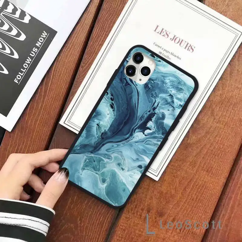 

Fashion luxury marble pattern design Phone Case for iPhone 11 12 pro XS MAX 8 7 6 6S Plus X 5S SE 2020 XR Soft silicone