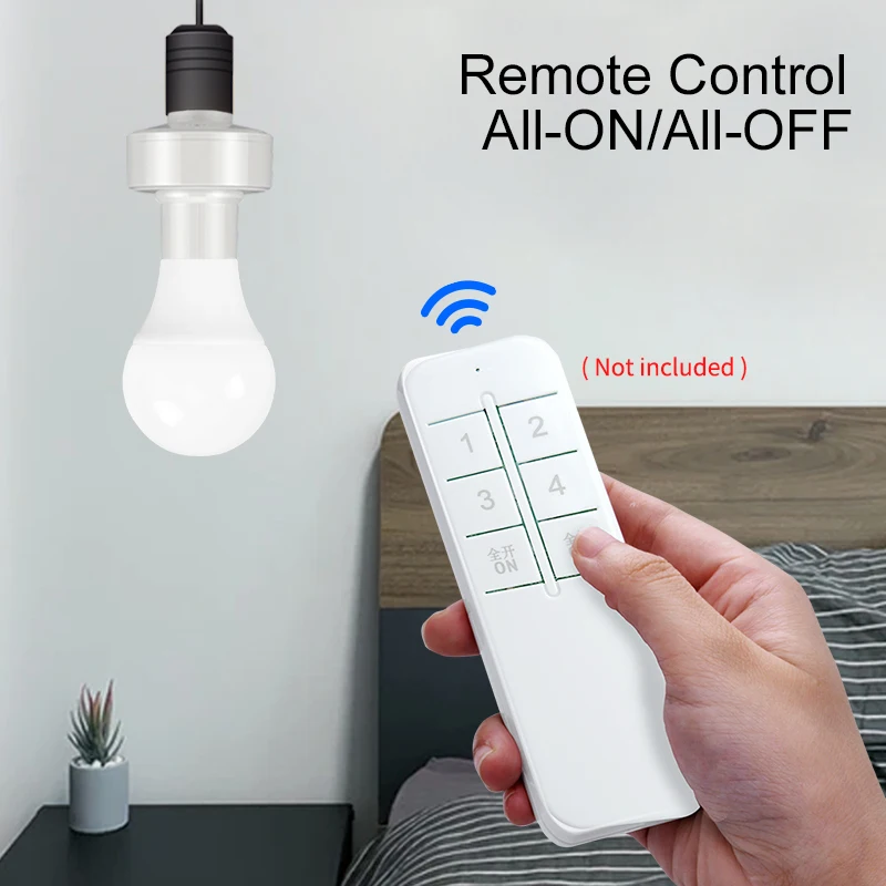 Умный держатель для лампы EWeLink WiFi 2 4 ГГц E27 голосовое управление - купить по