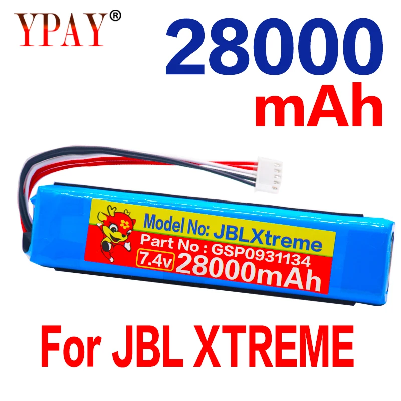 Аккумулятор высокой емкости 28000 мАч GSP0931134 батареи для колонок JBL XTREME