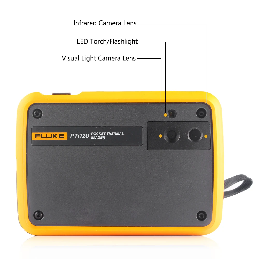 FLUKE PTi120 тепловизор цифровой инфракрасный термометр Карманный тепловая камера ручной инфракрасный тепловизор ИК-изображений Senor термометр