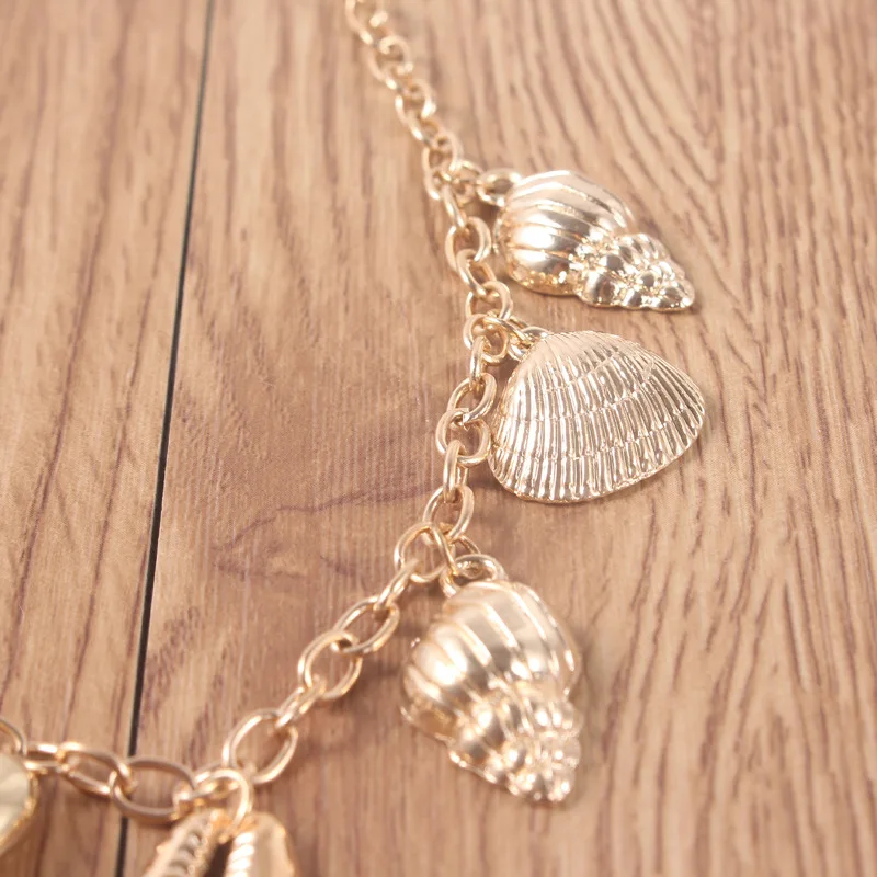 1 шт. в богемном стиле женские ожерелья из жемчуга виде ракушки гребешок раковины