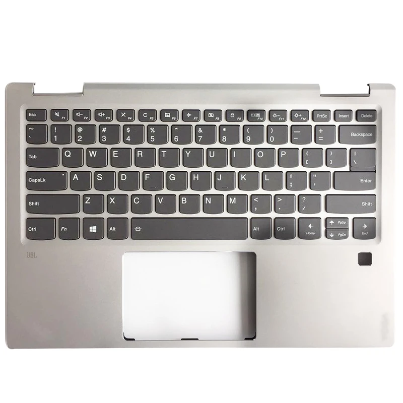 Online Nueva Computadora Portátil Para Lenovo Yoga 720-13 720-13IKB Funda De Portátil Cubierta Superior Con Reposamanos Con Retroiluminación Teclado De Plata