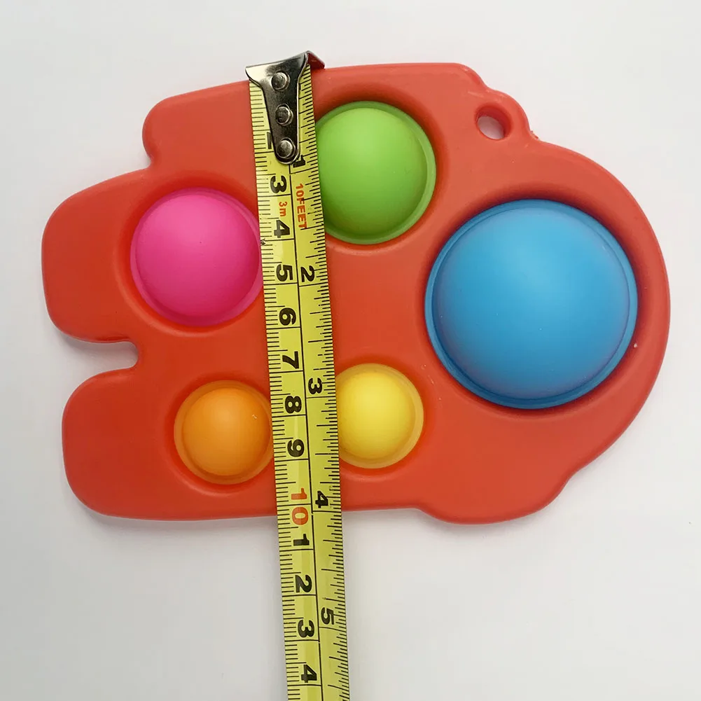

Kids Push Bubble Fidget Simple Dimple Intellectual Development Pressing Grasping Board Antistress Silicone Stress Relief Toys#38