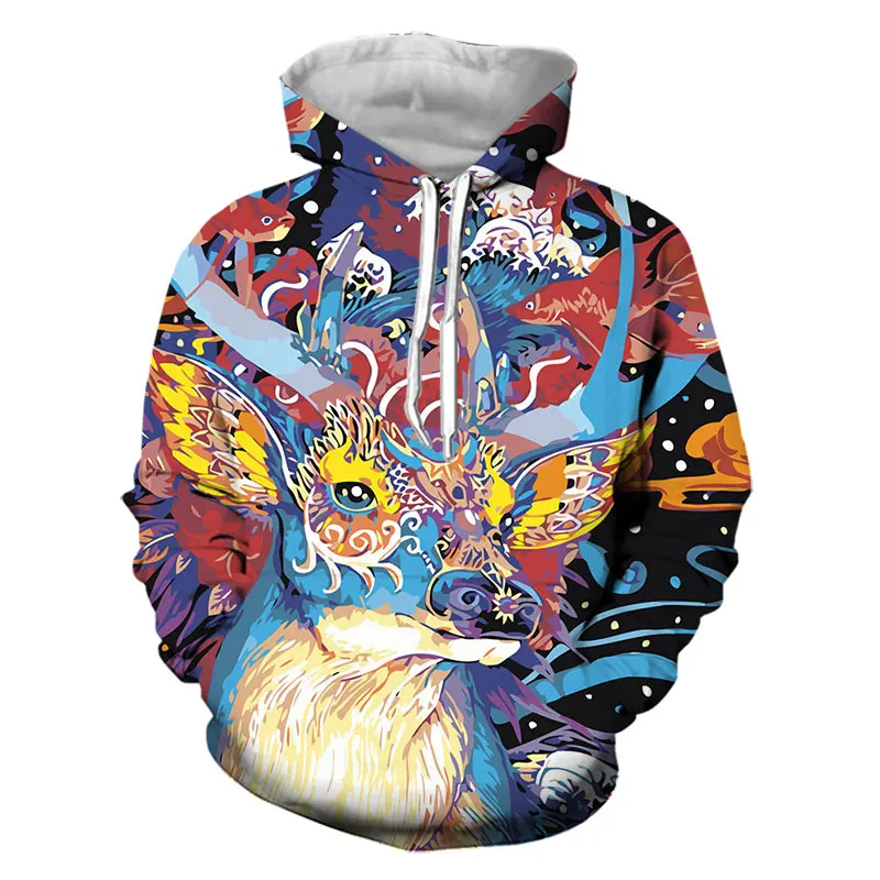 

Новинка 2021, стильная мужская толстовка с капюшоном и 3D-принтом, модная уличная одежда с трехмерным 3D-принтом на осень, мягкая толстовка с кап...