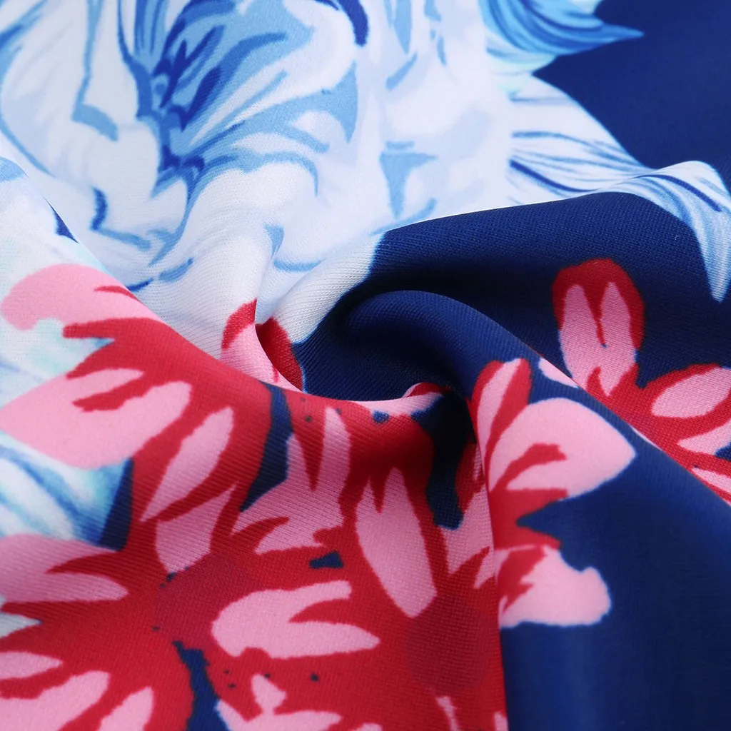 

Women Maternity Bikini Sexy Print One-Shoulder Ruffle One-Piece Pregnant Beachwear Maternity Bikini Biquinis Feminino 2019