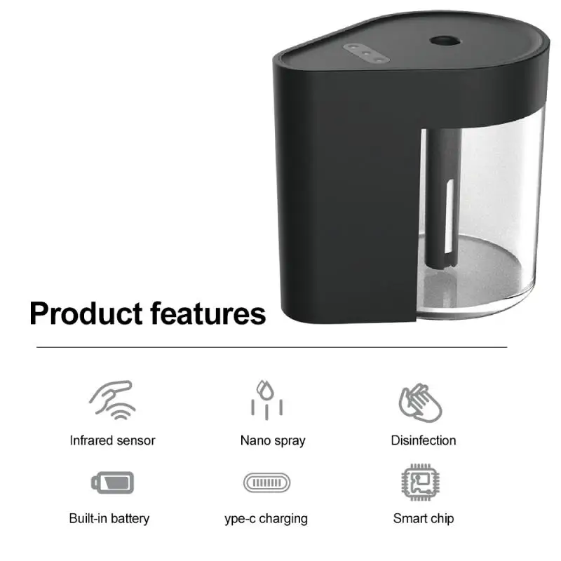 2021 Universal Smart Automatic Induction Sprayer Infrared Intelligent Hand Alcohol Sterilization Spray Soap Dispenser | Электроника