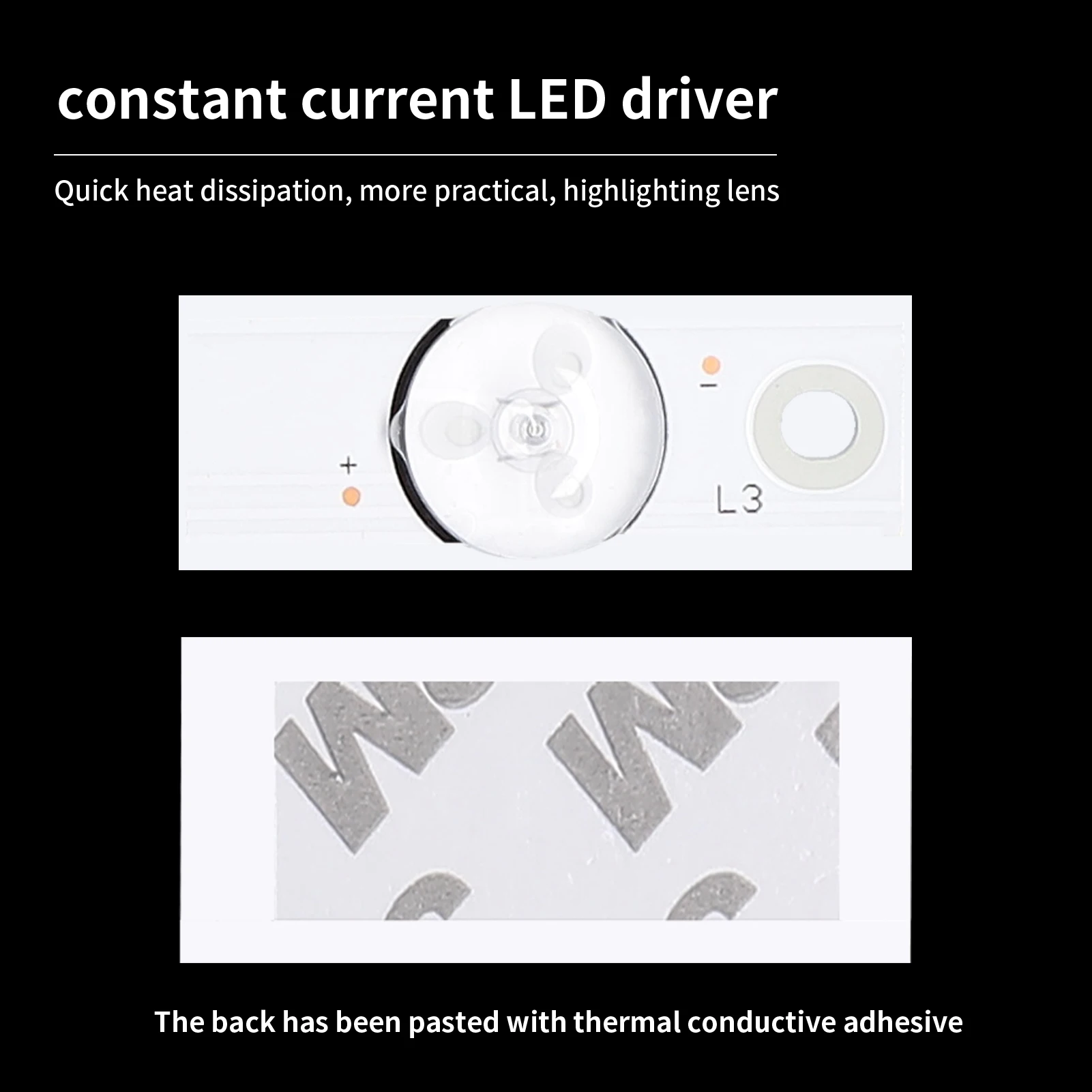 3V 2W Easy Install Tin Plating Lamp Beads Set TV LED Light Strips Repairing Tool Kit Universal with Back Glue | Лампы и освещение