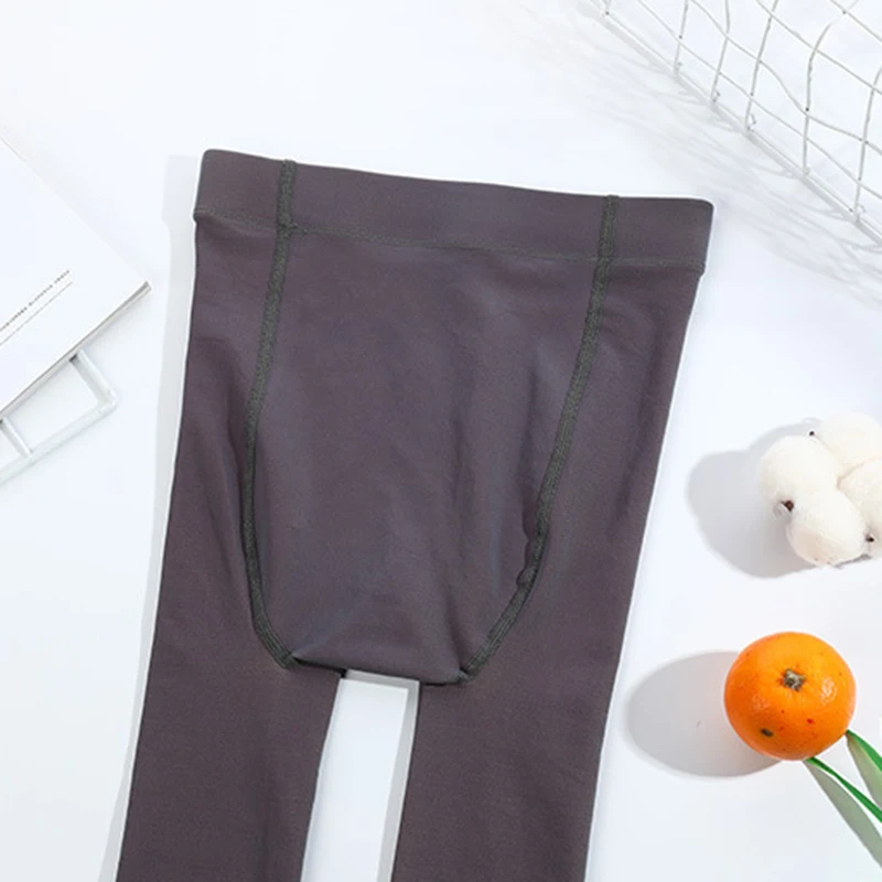 

Legs Fake Translucent Warm Fleece Pantyhose Slim Stretchy for Winter Outdoor TT@88