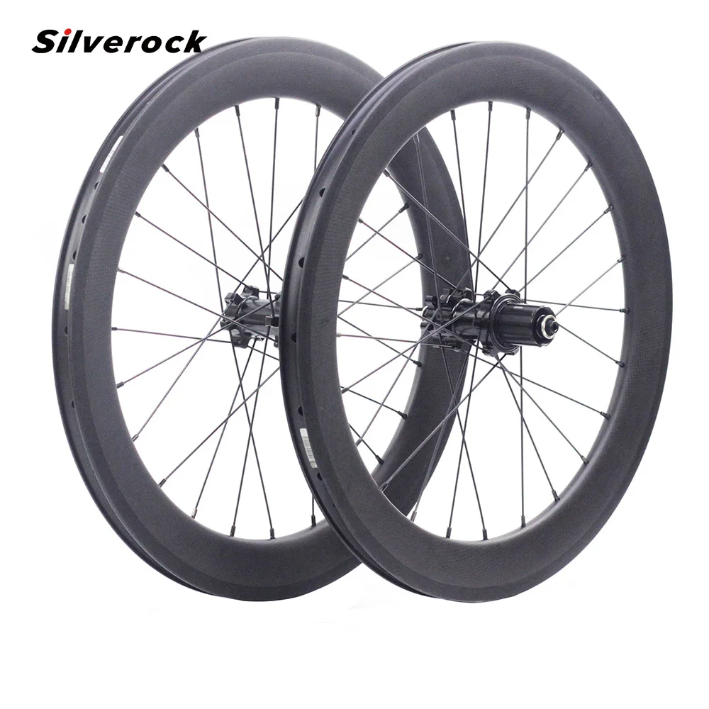 Silverock карбоновые колеса 2" 1 1/8" 451 дисковый тормоз 50 мм Clincher для груза Minivelo складной велосипед на заказ 2" велосипедная колесная пара