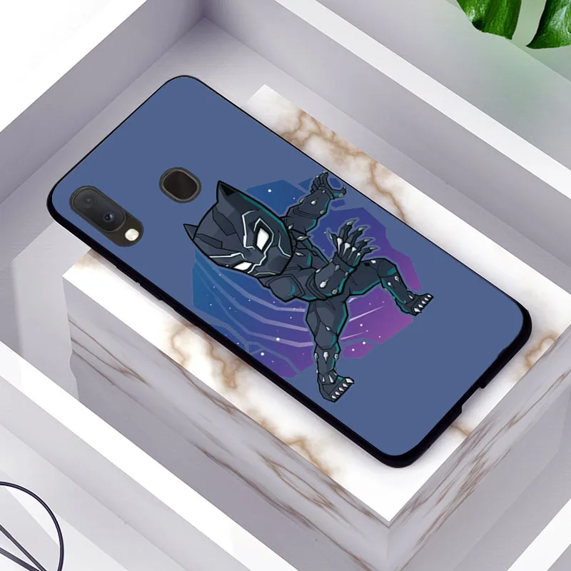 Чехлы Hero для samsung A20e A10 A30 A40 A50 A60 A70 чехол милый Капитан Америка черный ТПУ телефон Сумки для samsung Galaxy A20e чехол - Цвет: TPUBLK586