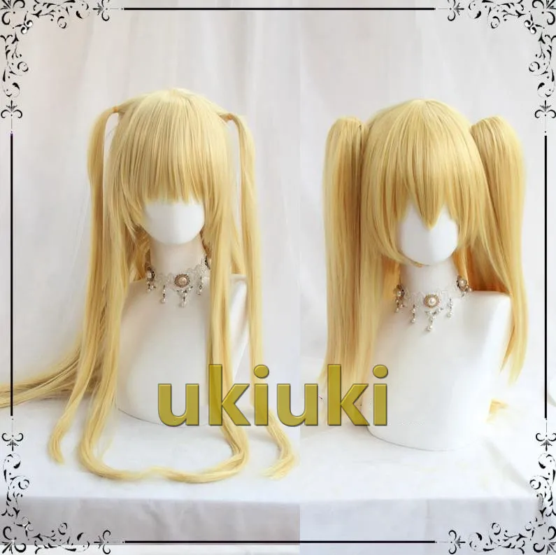 Парик для косплея из тетрадей смерти косплей Миса кобато Хасегава с шапочкой под