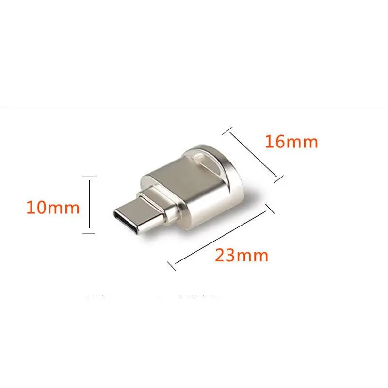Мини-устройство для чтения карт памяти Type-C USB3.1 Micro SD TF адаптер OTG телефона Macbook