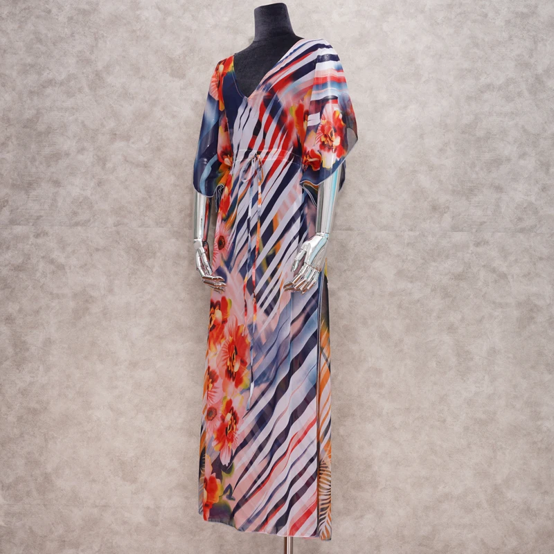 Наряд кафтан на пляж накидка сексуальное платье шифон Бикини Купальники Туника