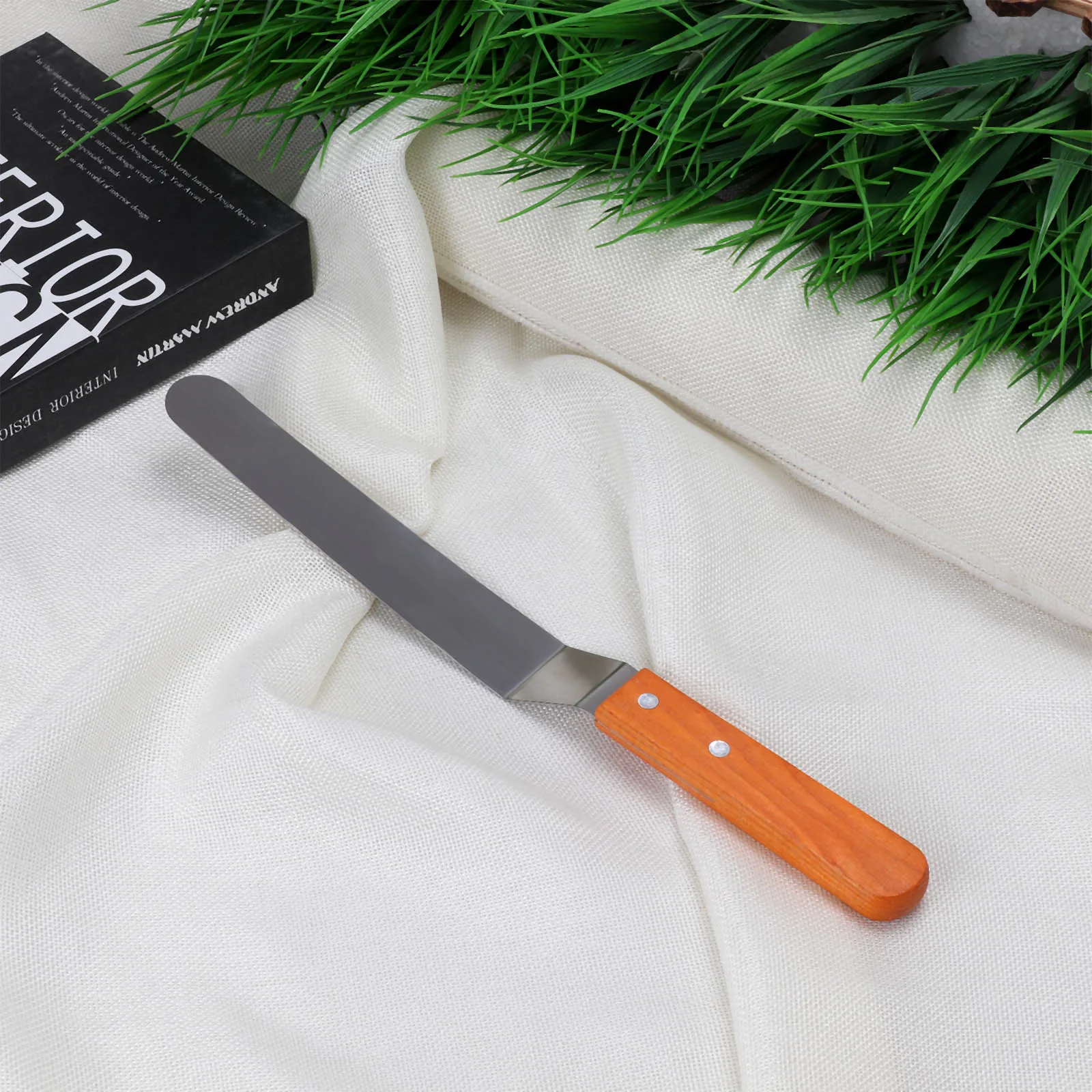 Нержавеющая сталь масло кондитерский гладкий нож для кремового торта шпатель