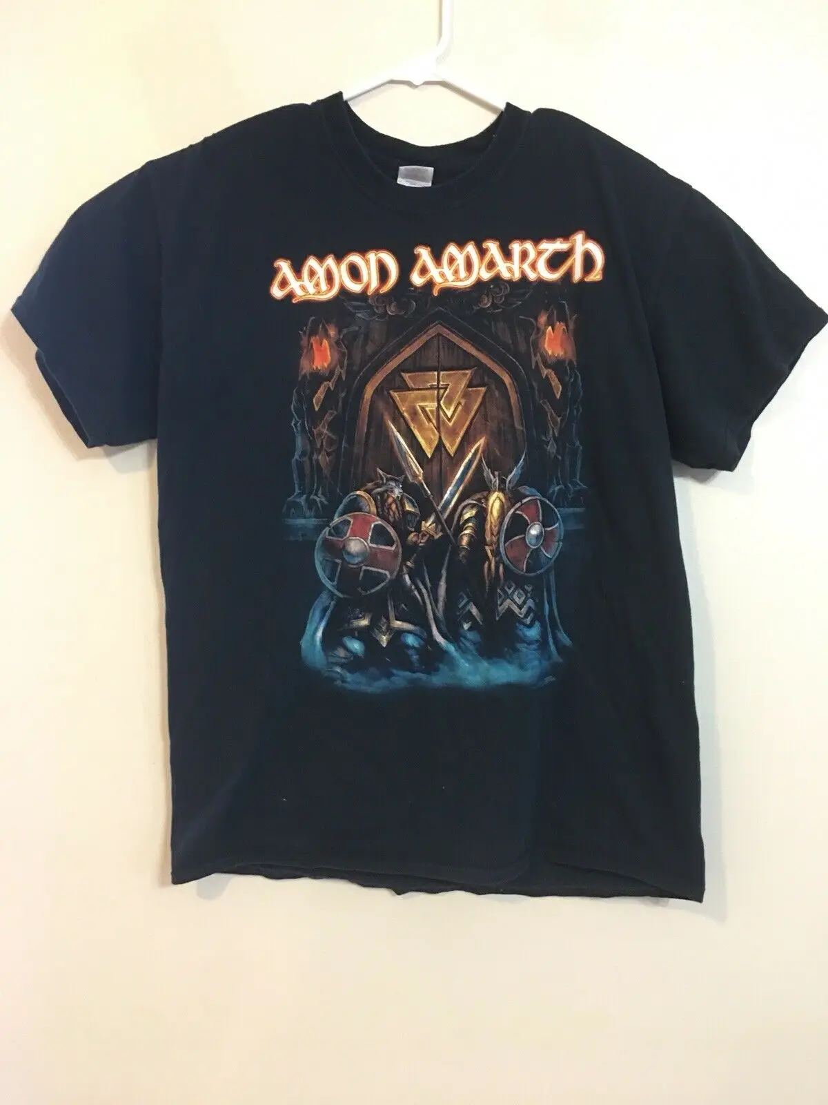 

Amon Amarth Short Sleeve Metal Band T Shirt Size Large