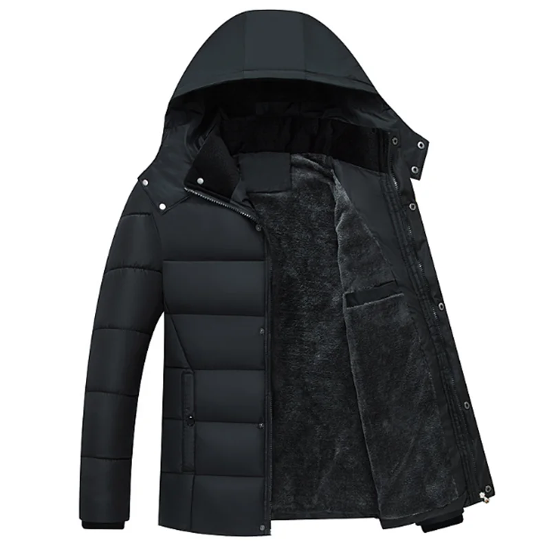 2020 зимние пальто для мужчин размера плюс, повседневная куртка, одежда Jaqueta Casaco Masculino Masculina Erkek Giyim, облегающая шляпа Baju Kaban от AliExpress WW