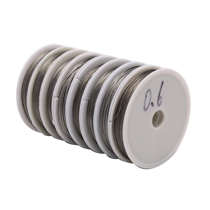 Ювелирные изделия Acc Проволока из нержавеющей стали 0 3/0 35/0 38/0 45/0 5/0 6/0 7/0 8 мм