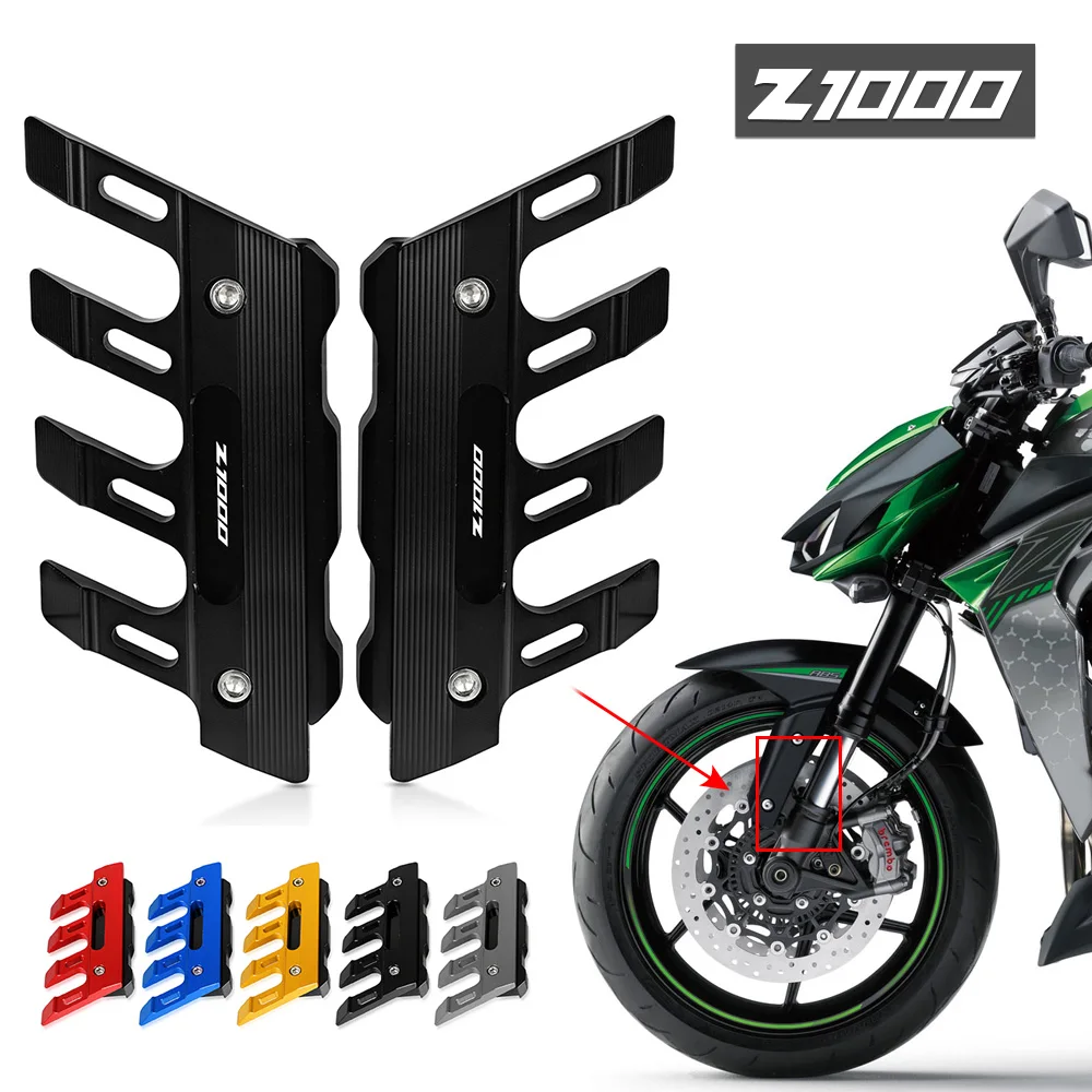 

FOR KAWASAKI Z1000 2013 2014 2015 2016 2017 2018 2019 2020 Z1000 Motorcycle Front Fender Side Protection Guard Mudguard Sliders