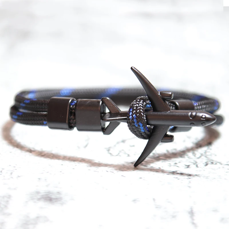 Мужской браслет с зонтиком Diffone модный креативный красной нитью легкий крючок