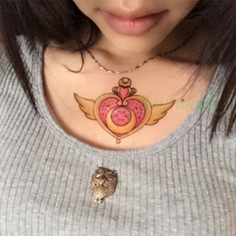 

Waterproof Temporary Tattoo Sticker sexy love tattoo necklace tatto stickers flash tatoo fake tattoos for girl women