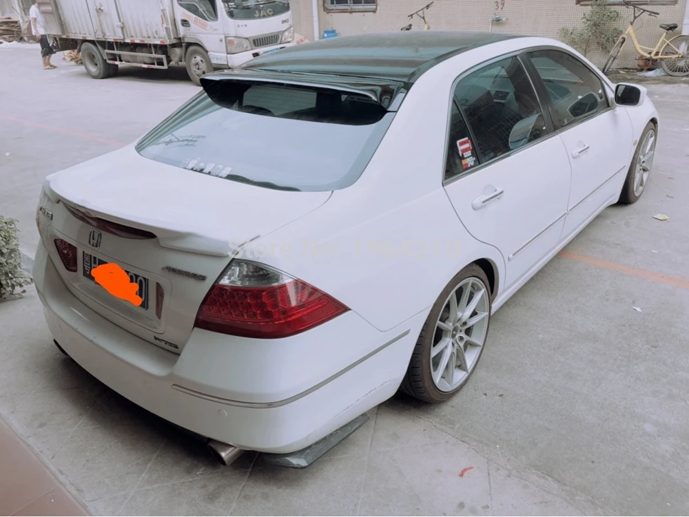 

Автомобильный Стайлинг для Honda Accord спойлер 2003-2007 из АБС-пластика задний спойлер на крышу солнцезащитный козырек окно спойлер крыло