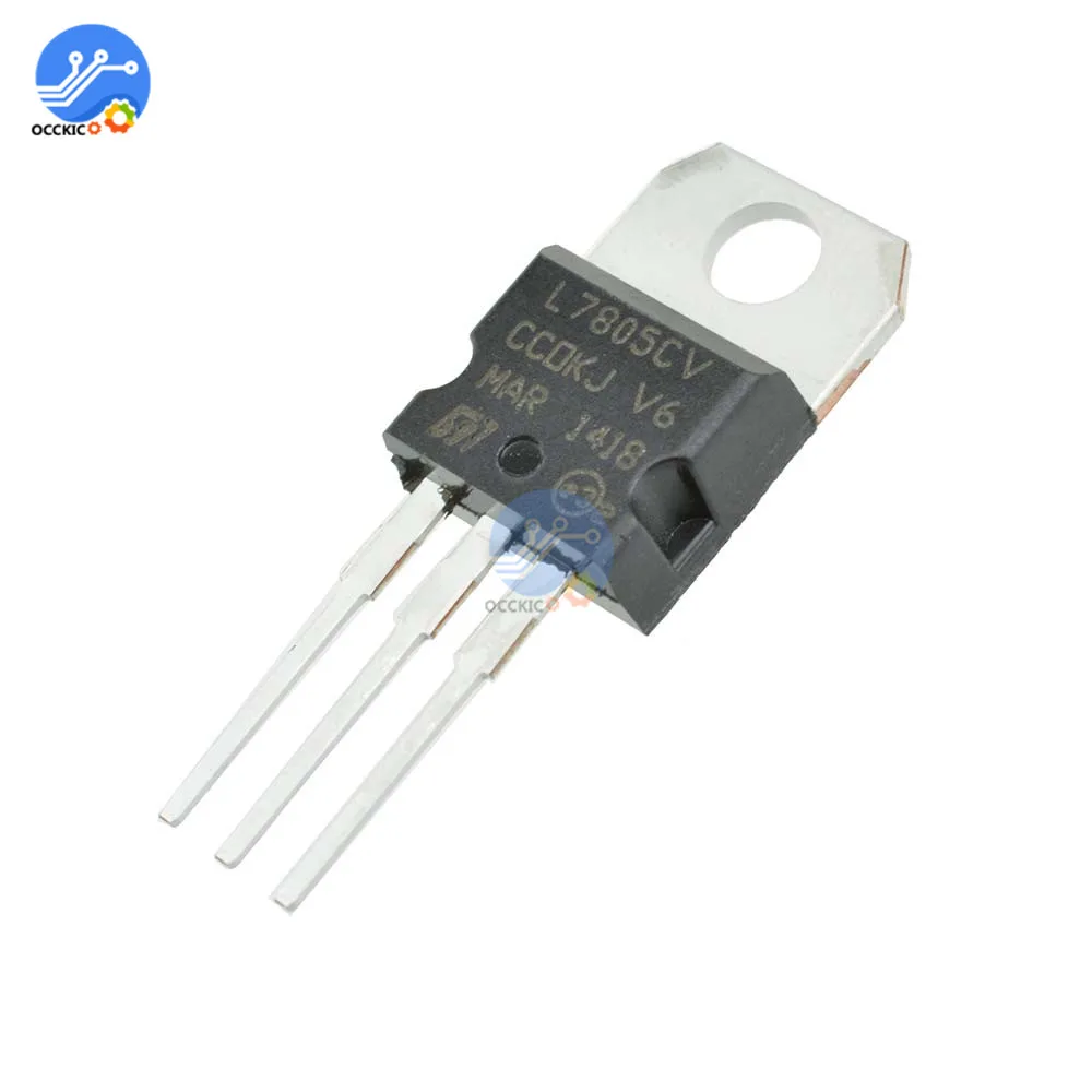 5 шт. LM7805 L7805 7805 TO 220 регулятор напряжения IC|ic|ic 7805ic regulator |
