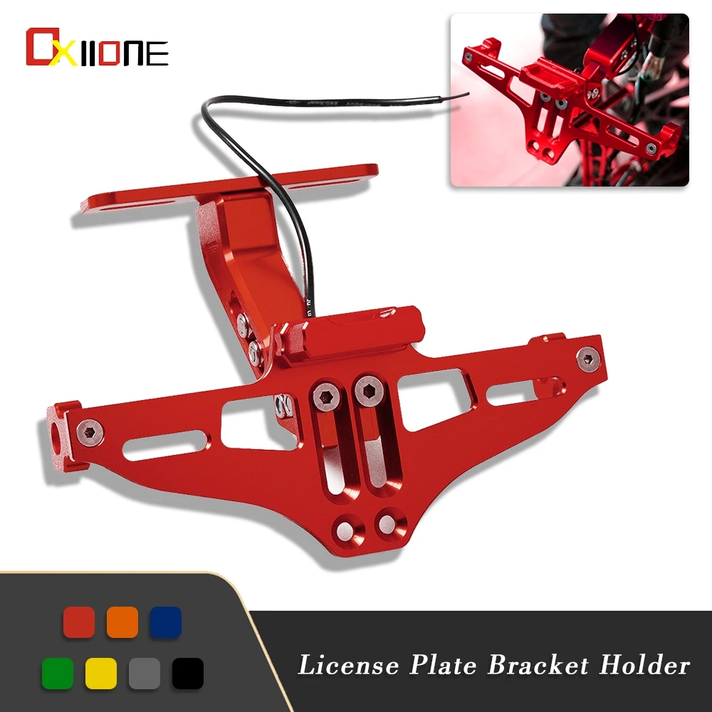 

For Honda RVF400 NC35 CBR600 CBR900 CBR900RR CBR650F CB650F CBR650R CB650R CBF1000 Motorcycle License Plate Bracket Holder