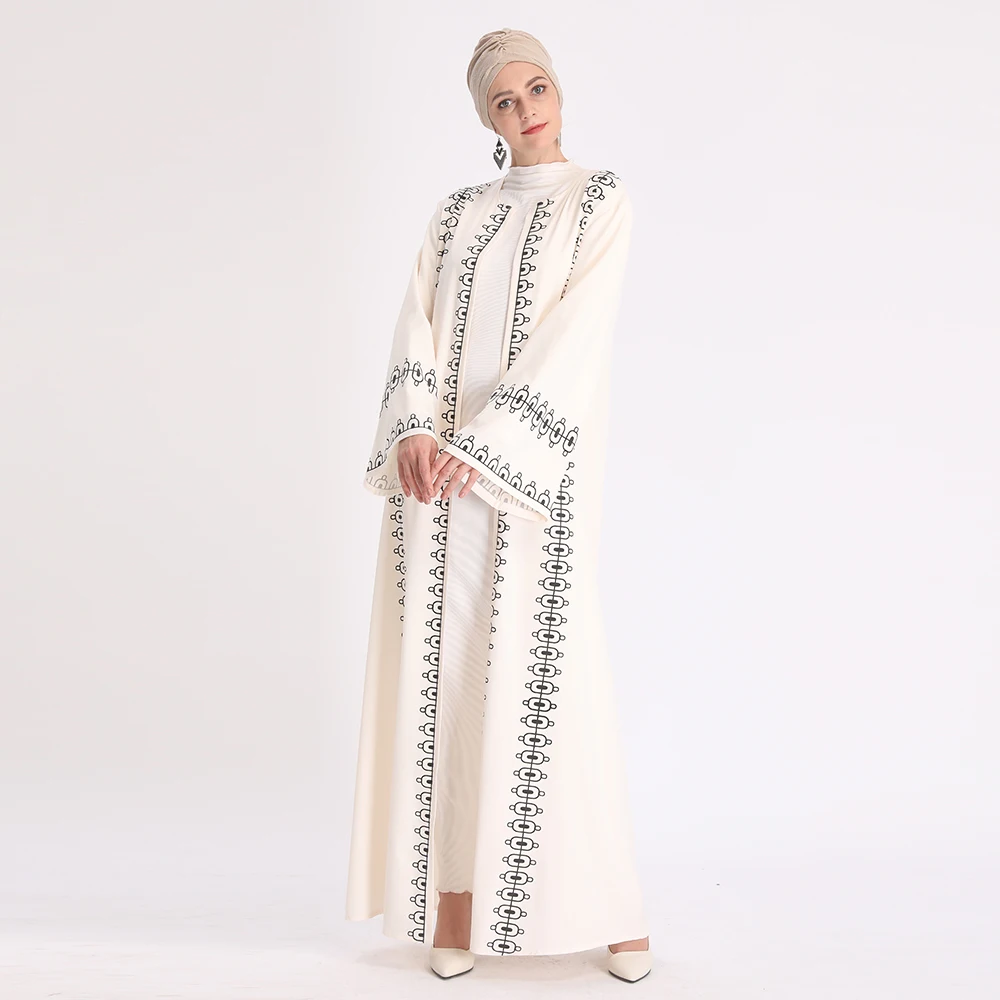 2020 кимоно кардиган абайя Турция хиджаб мусульманское платье Рамадан для женщин