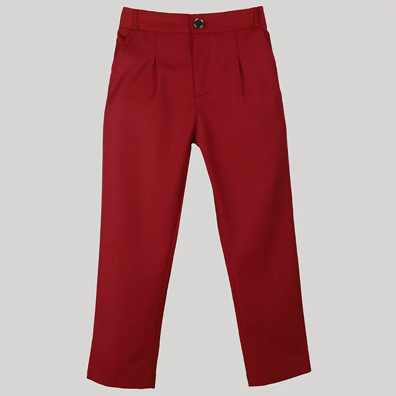  Официальные костюмы для мальчиков штаны детей детская школьная одежда на день