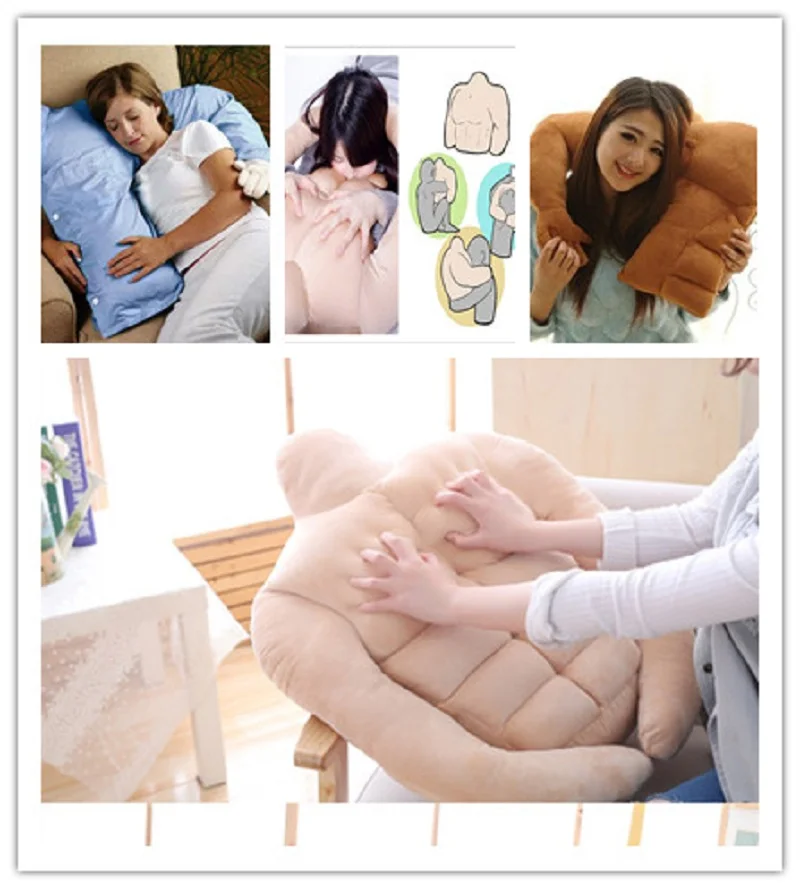 

High Quality Cute Boyfriend Arm Body ShapeThrow Pillow Bed Cushion Girl Pillow Arm Single Person Shape Cute Creative Pillow