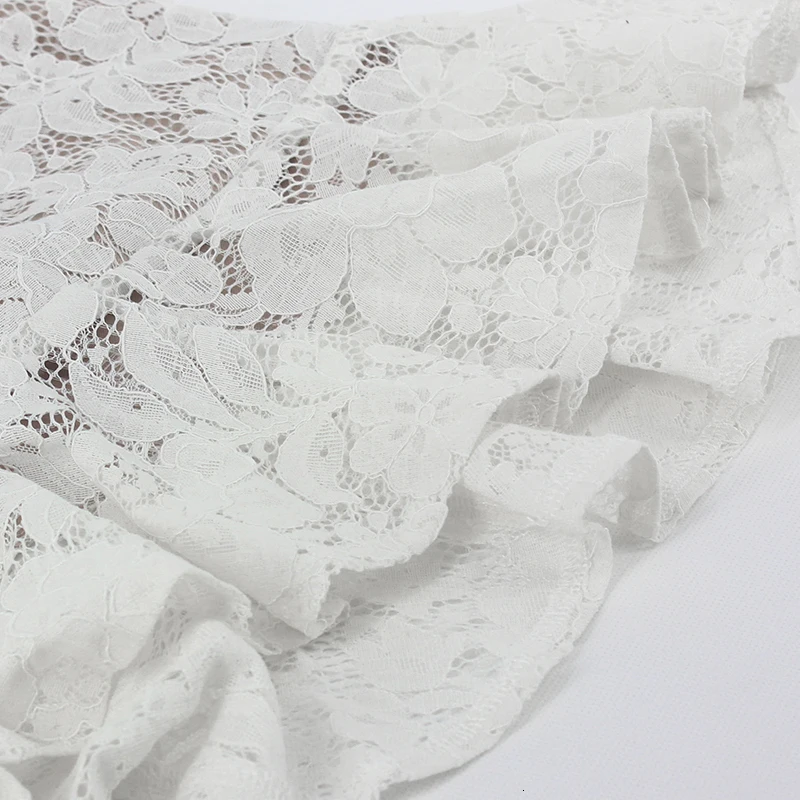 Женское кружевное платье Justchicc Элегантное повседневное без бретелек с открытой