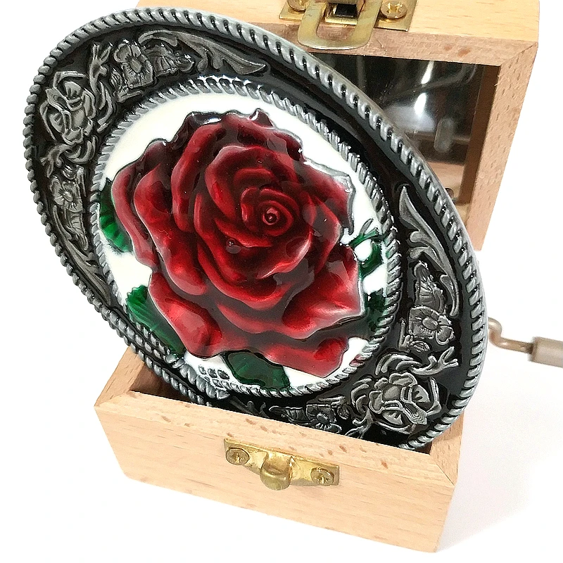 Vintage Mens 3D Red Roses Metal Belt Buckle Suit 4cm Belts High Quality Cowboy Cowgirl Pin Buckles Head Jeans Accessories | Дом и сад