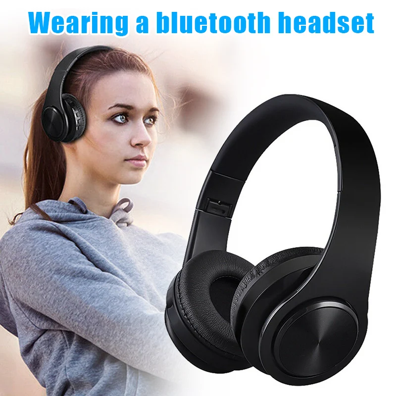 

Wireless Bluetooth Headphones Foldable Stereo Earphones Super Bass Headset with Mic UY8