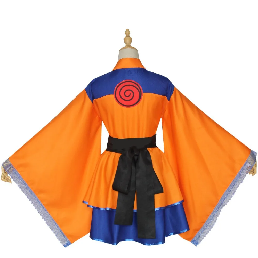 

NARUTO Shippuden Uzumaki Naru to Hinata Kakashi Sasuke Female Lolita Kimono Dress Anime Cosplay Costume For Women Clothes