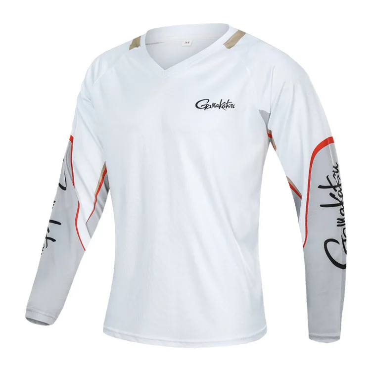 

Новые брендовые рубашки для рыбалки Gamakatsu, Спортивная быстросохнущая Мужская одежда для рыбалки, быстросохнущая одежда для езды на велосип...