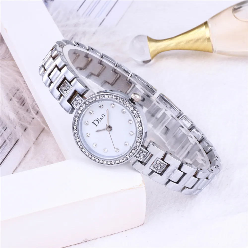 

Rose Gold Alloy Bracelet Women's Watch Casual Baita Fashion Korean Style Diamond Women's Watch women watches luxury