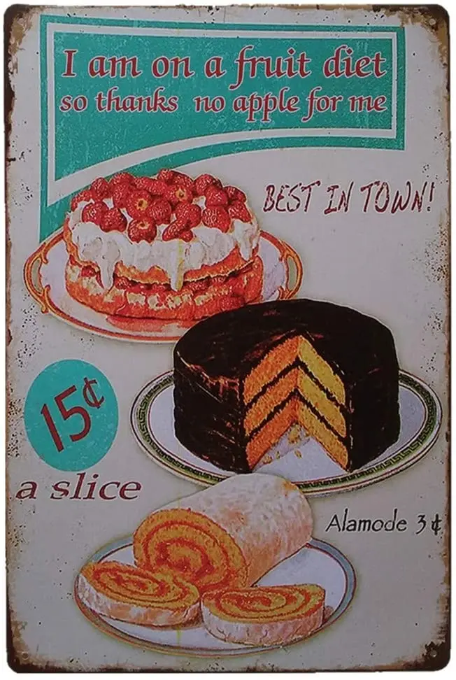 

Home Wall Decor Vintage Metal Tin Sign Poster Plaque Bar Pub Club Cafe Home P
