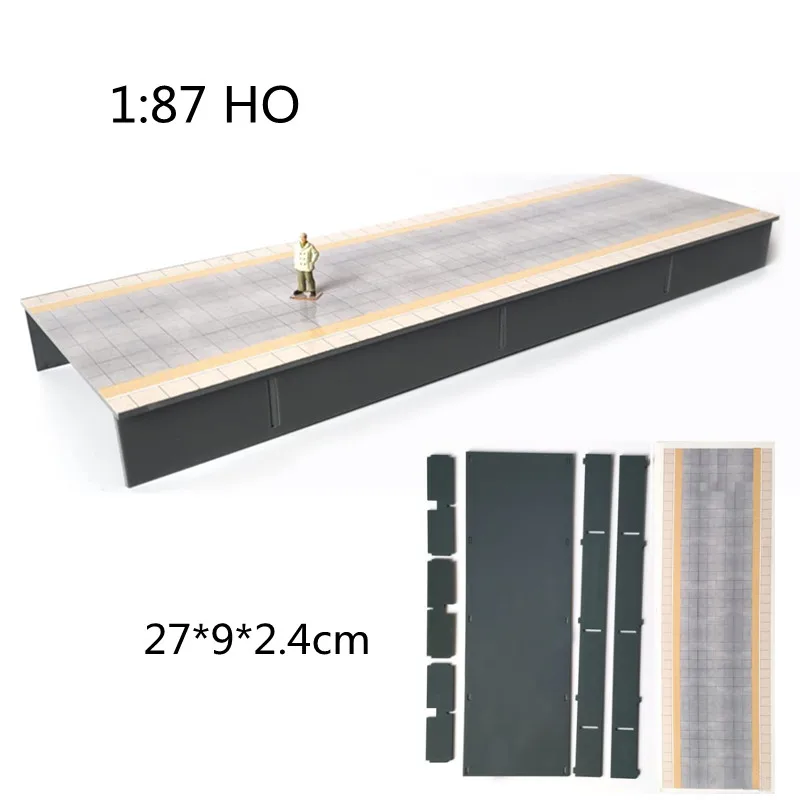Горячая распродажа DIY модель платформы для железной дороги масштаба 1:87|Наборы