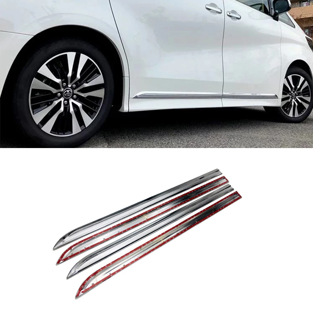 

ABS Хромированная боковая дверь, молдинг, отделка, наклейка, аксессуары для Toyota Alphard Vellfire 30 серии 2016 17-19