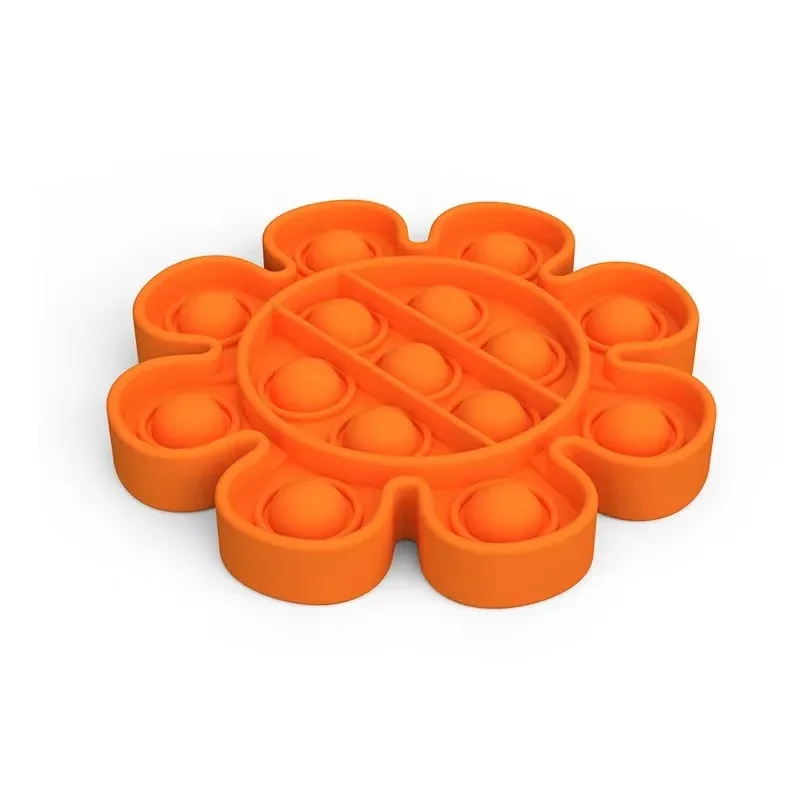 

PT55~PT58 Flower Push Pops Bubble Sensory Toy for Adult Child Funny Anti-stress Pop It Fidget Reliver Stress