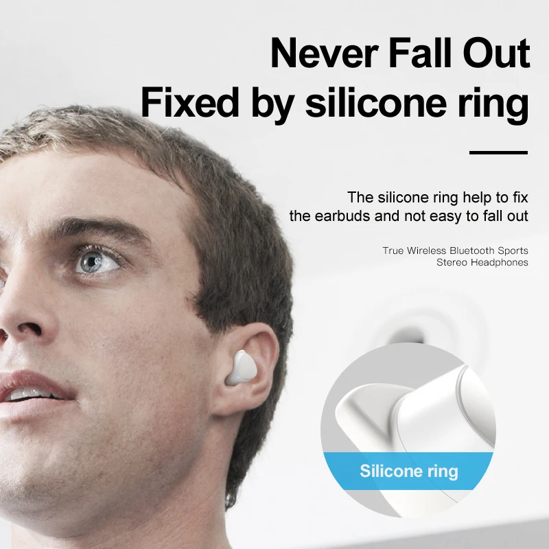 Мини Tws спортивная Гарнитура Bluetooth 5 0 наушники-вкладыши беспроводные наушники с