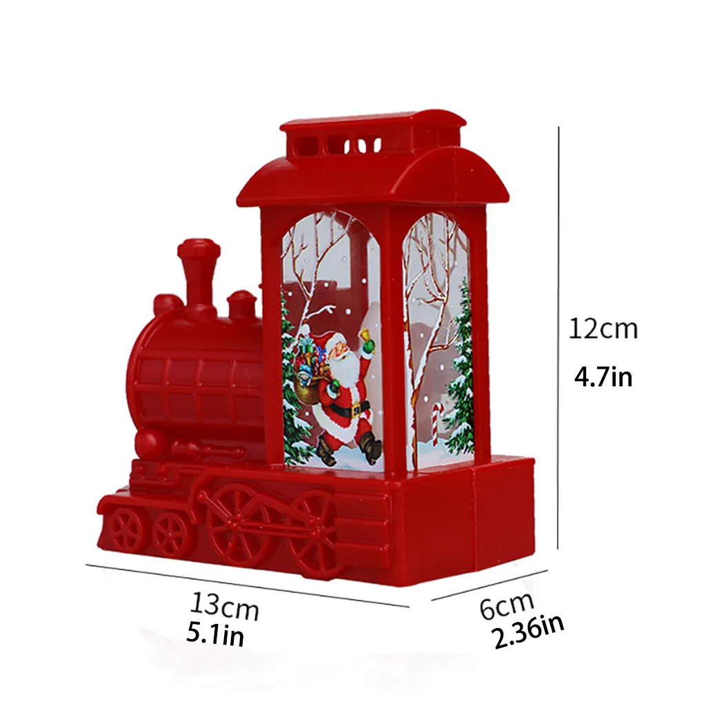 COMPUDA Рождественский поезд Санта Клаус свеча светодиодный ночсветильник