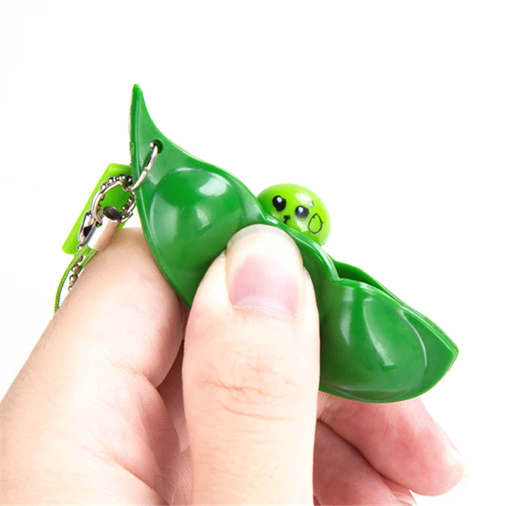 1/за штуку Бесплатная доставка Squeeze горох игрушка бесконечное сжимайте Edamame